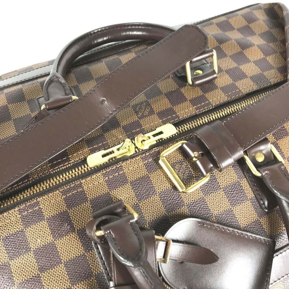 LOUIS VUITTON Authentic Brown Damier Canvas Boston Bag - Picture 10 of 14